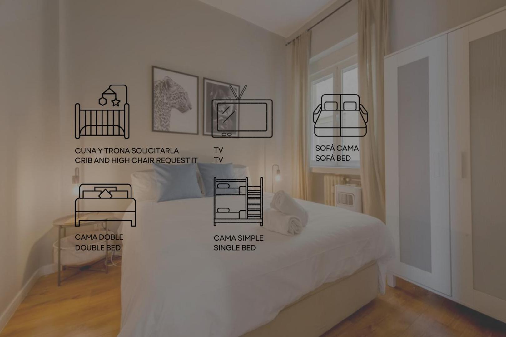 מדריד Excelente Piso De 3 Habitaciones En La Latina-Centro מראה חיצוני תמונה